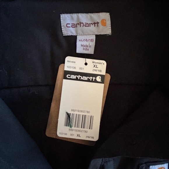 Carhartt Women's rugged professional series long-sleeve button-down size XL NWT - Picture 10 of 16